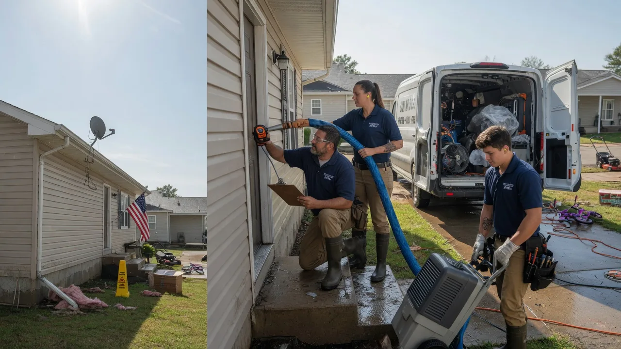 Ceiling Water Damage Restoration in Norcross, MN near me